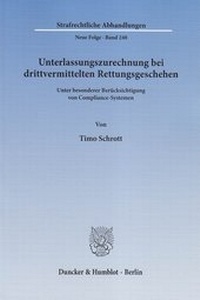 Abbildung von: Unterlassungszurechnung bei drittvermittelten Rettungsgeschehen - fibre