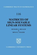 Cover: Matrices of Sign-Solvable Linear Systems - Cambridge University Press