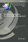 Cover: Artificial Intelligence for Knowledge Management - Springer