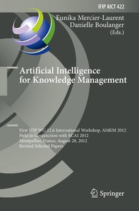 Enlarge image Cover: Artificial Intelligence for Knowledge Management - Springer