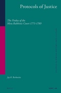 Cover: Protocols of Justice (2 Vols.) - Brill