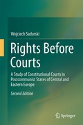 Cover: Rights Before Courts - Springer