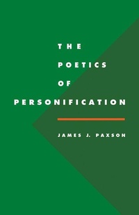 Enlarge image Cover: The Poetics of Personification - Cambridge University Press