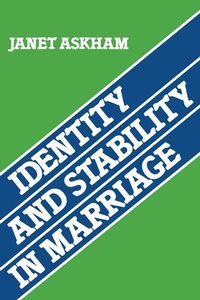Enlarge image Cover: Identity and Stability in Marriage - Cambridge University Press