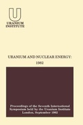 Cover: Uranium and Nuclear Energy: 1982 - Butterworth-Heinemann