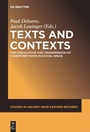 Cover: Texts and Contexts - De Gruyter
