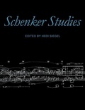 Cover: Schenker Studies - Cambridge University Press