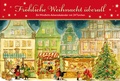 Cover: Fr&ouml;hliche Weihnacht &uuml;berall. Ein Windlicht-Adventskalender mit 24 T&uuml;rchen - Kaufmann Verlag