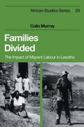 Cover: Families Divided - Cambridge University Press