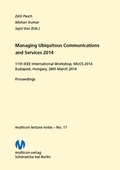 Cover: Managing Ubiquitous Communications and Services 2014 - multicon multimedia consulting