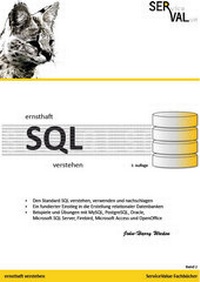 Enlarge image Cover: ernsthaft SQL verstehen - SERVAL Information Engineering