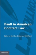 Cover: Fault in American Contract Law - Cambridge University Press