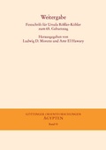 Cover: Weitergabe - Harrassowitz Verlag