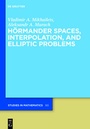Cover: Hörmander Spaces, Interpolation, and Elliptic Problems - De Gruyter
