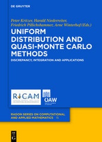 Enlarge image Cover: Uniform Distribution and Quasi-Monte Carlo Methods - De Gruyter