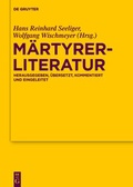 Cover: M&auml;rtyrerliteratur - De Gruyter