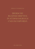 Cover: Iberische Bleiinschriften in S&uuml;dfrankreich und im Empord&agrave; - De Gruyter