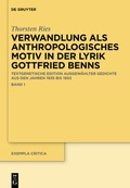 Cover: Verwandlung als anthropologisches Motiv in der Lyrik Gottfried Benns - De Gruyter