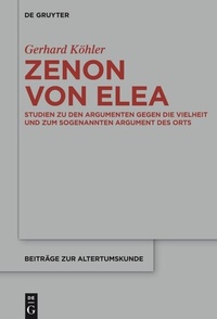 Enlarge image Cover: Zenon von Elea - De Gruyter