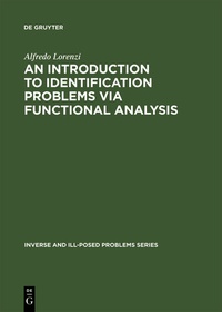 Enlarge image Cover: An Introduction to Identification Problems via Functional Analysis - De Gruyter