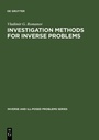 Cover: Investigation Methods for Inverse Problems - De Gruyter