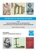 Cover: Schriftenreihe zur Geschichte der Akustik - Heft 5 - Westarp BookOnDemand