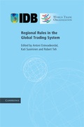 Cover: Regional Rules in the Global Trading System - Cambridge University Press