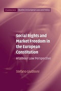 Cover: Social Rights and Market Freedom in the European Constitution - Cambridge University Press
