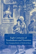 Cover: Eight Centuries of Troubadours and Trouveres - Cambridge University Press