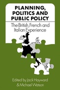 Cover: Planning, Politics and Public Policy - Cambridge University Press