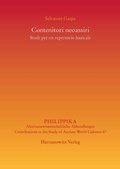 Cover: Contenitori neoassiri - Harrassowitz Verlag