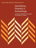 Cover: Quantifying Diversity in Archaeology - Cambridge University Press