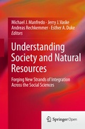 Cover: Understanding Society and Natural Resources - Springer