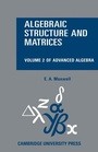 Cover: Algebraic Structure and Matrices Book 2 - Cambridge University Press