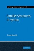 Cover: Parallel Structures in Syntax - Cambridge University Press