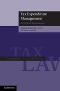 Cover: Tax Expenditure Management - Cambridge University Press