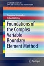 Cover: Foundations of the Complex Variable Boundary Element Method - Springer