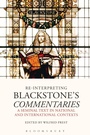 Cover: Re-Interpreting Blackstone's Commentaries - Hart Publishing