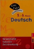 Cover: Deutsch, 5. und 6. Klasse - Grammatik: Satzarten, Zeichensetzung - Rowohlt Taschenbuch