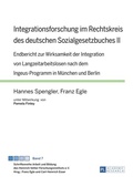 Cover: Integrationsforschung im Rechtskreis des deutschen Sozialgesetzbuches II - Peter Lang Verlag