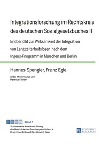 Abbildung von: Integrationsforschung im Rechtskreis des deutschen Sozialgesetzbuches II - Peter Lang Verlag