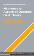 Cover: Mathematical Aspects of Quantum Field Theory - Cambridge University Press