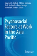 Cover: Psychosocial Factors at Work in the Asia Pacific - Springer