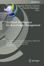 Cover: Artificial Intelligence for Knowledge Management - Springer