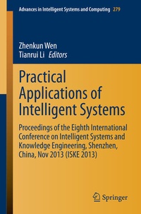 Enlarge image Cover: Practical Applications of Intelligent Systems - Springer
