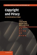 Cover: Copyright and Piracy - Cambridge University Press