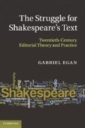 Cover: The Struggle for Shakespeare's Text - Cambridge University Press