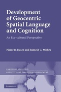 Cover: Development of Geocentric Spatial Language and Cognition - Cambridge University Press