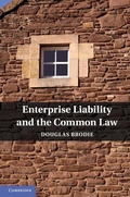 Cover: Enterprise Liability and the Common Law - Cambridge University Press