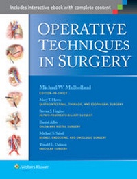 Enlarge image Cover: Operative Techniques in Surgery (2 Volume Set) - Lippincott Williams and Wilkins